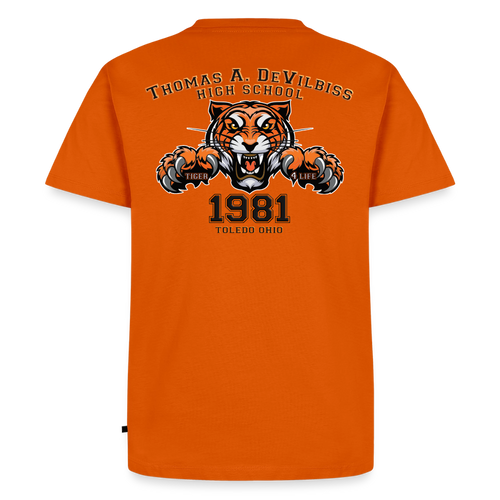 PREMIUM UNISEX Tiger 4 Life 1981 Orange Shirt - orange 