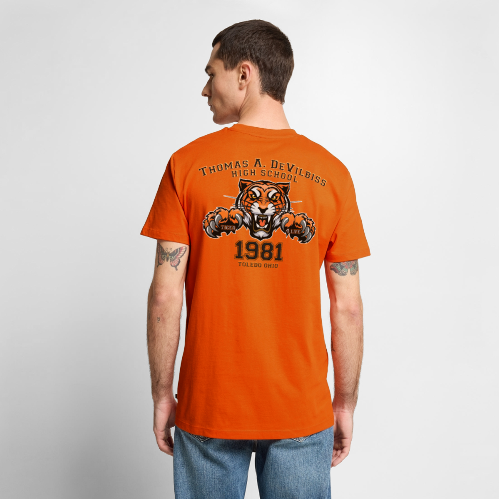 PREMIUM UNISEX Tiger 4 Life 1981 Orange Shirt - orange 
