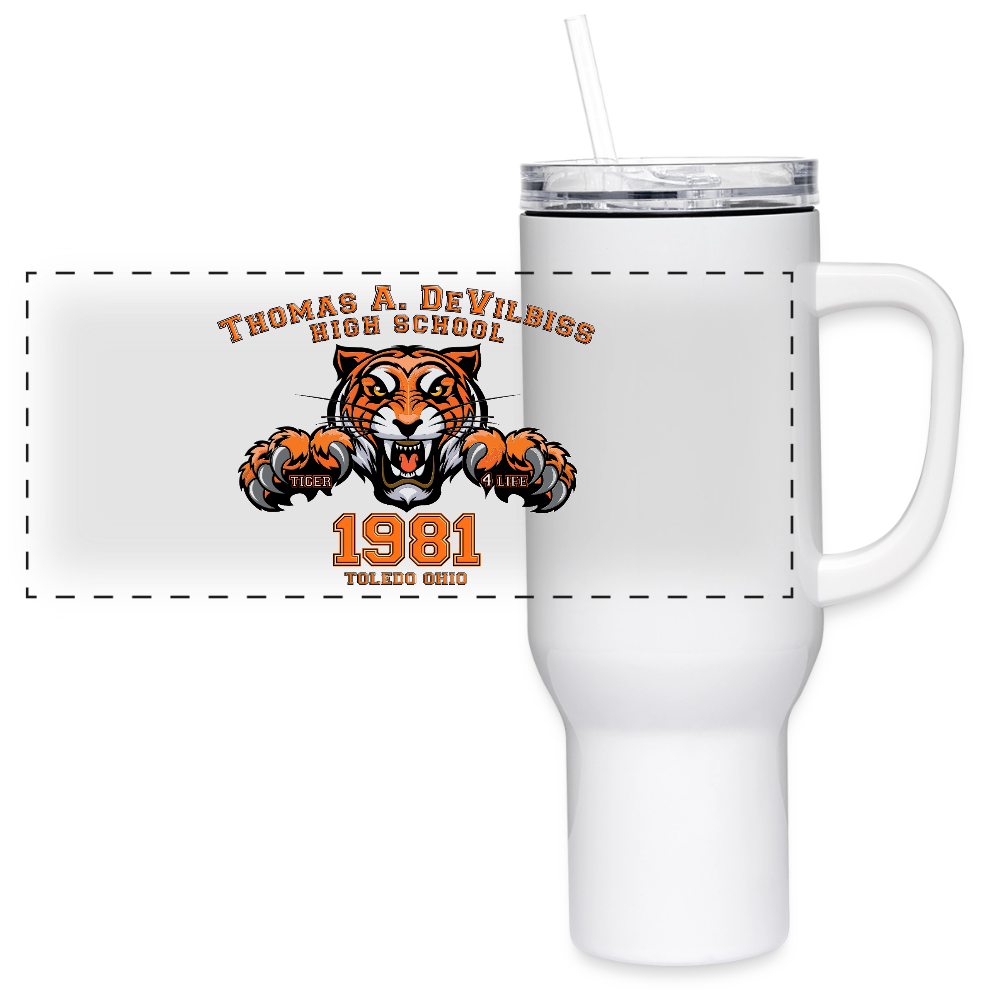 40 oz Travel Tumbler - white