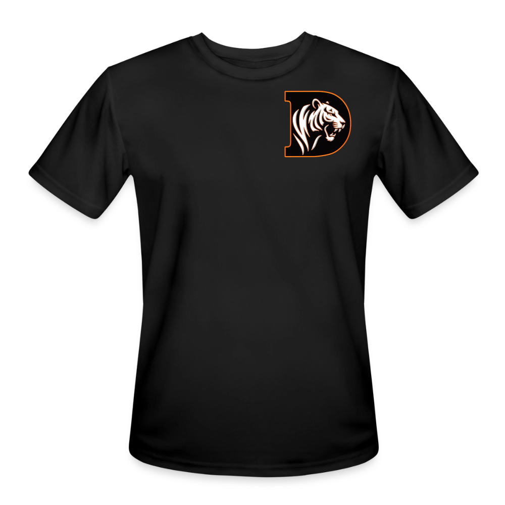 Tiger 4 Life 1981 DHS Men’s Moisture Wicking Performance T-Shirt - black