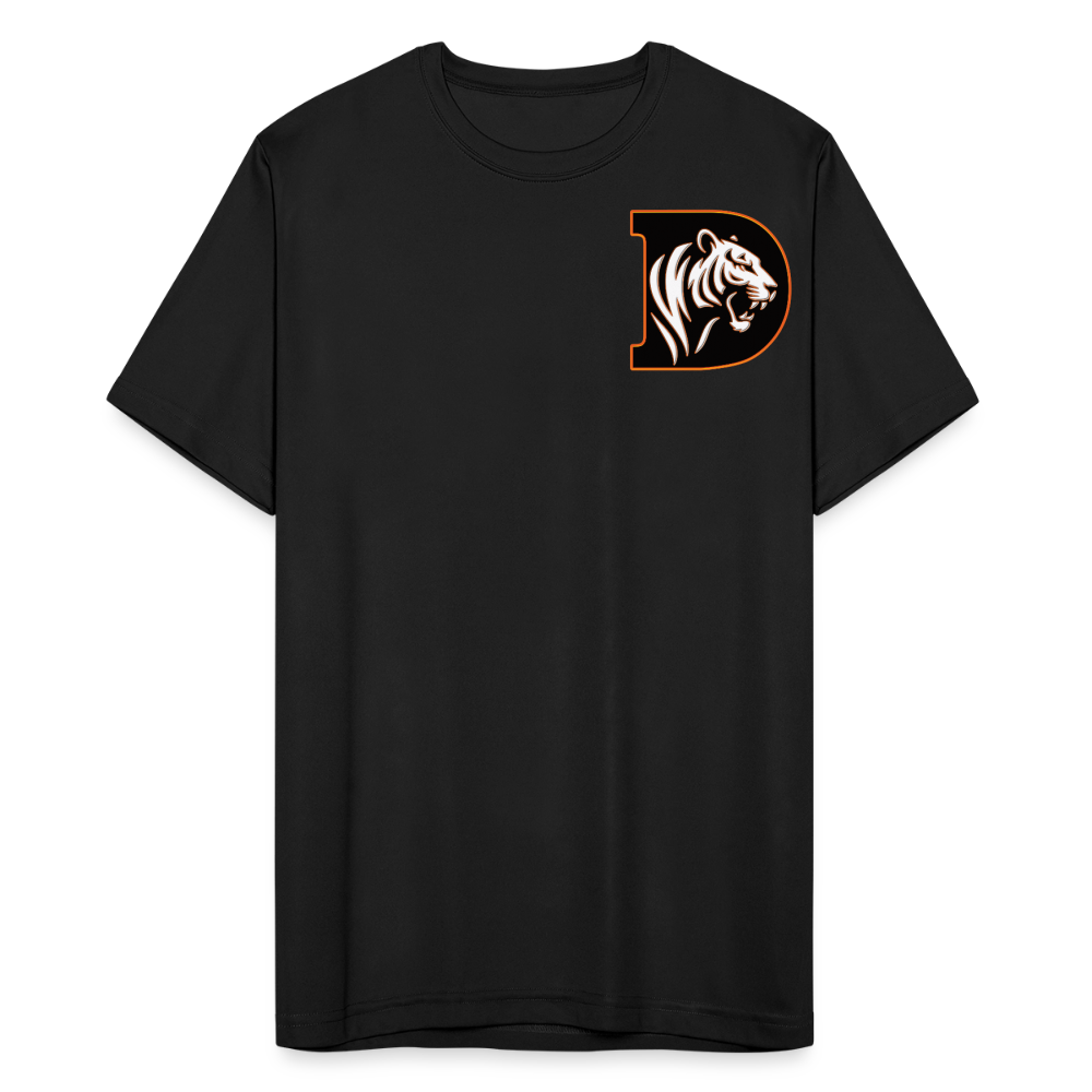 Tiger 4 Life 1981 DHS Men’s Moisture Wicking Performance T-Shirt - black