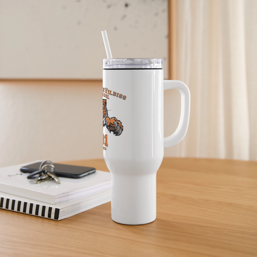 40 oz Travel Tumbler - white