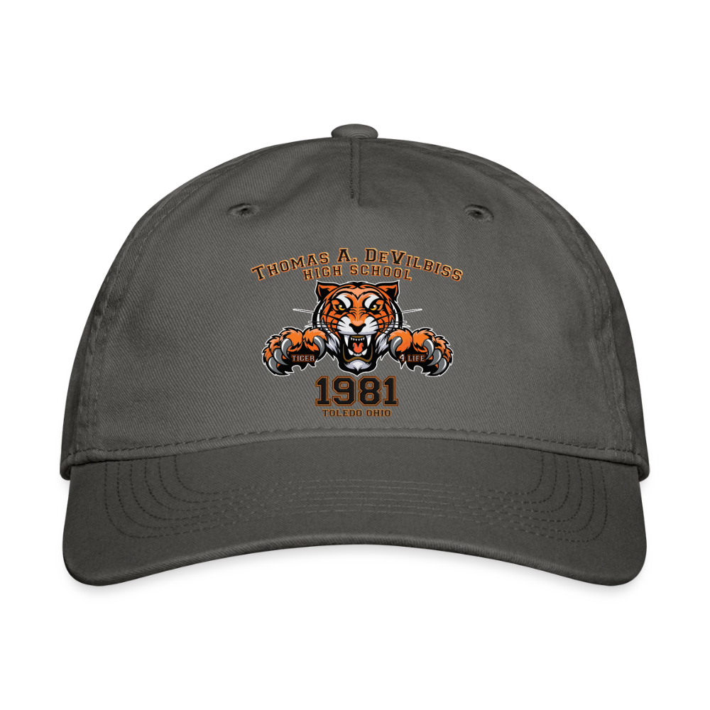 Tiger 4 Life Organic Baseball Cap - charcoal