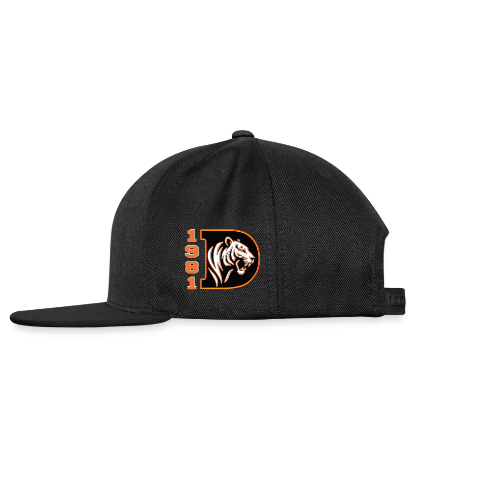 TIGER 4 LIFE 1981 Snapback Baseball Cap - black