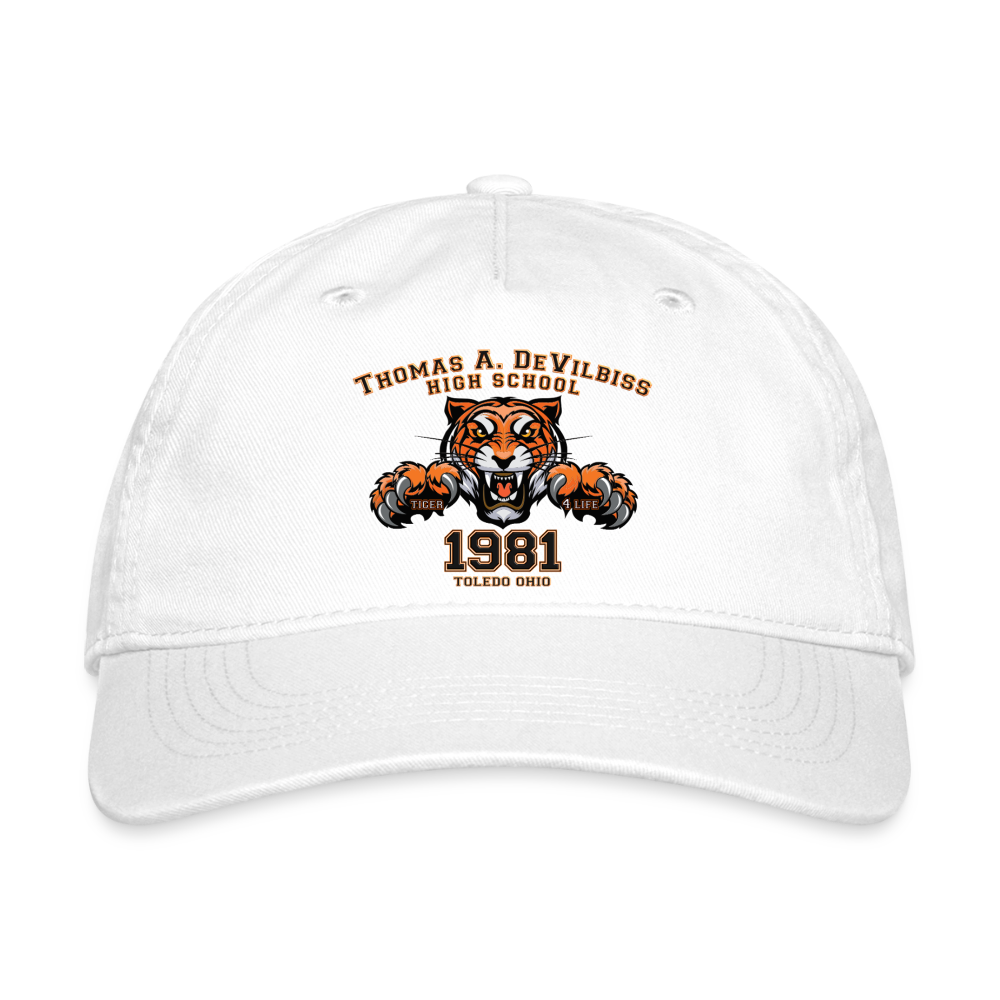 Tiger 4 Life Organic Baseball Cap - white