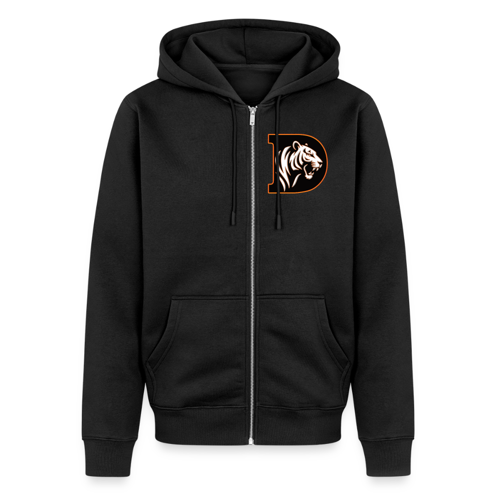 Tiger 4 Life four panel (left, right, front and back) DHS 1981 Unisex Premium Organic Zip Hoodie - black