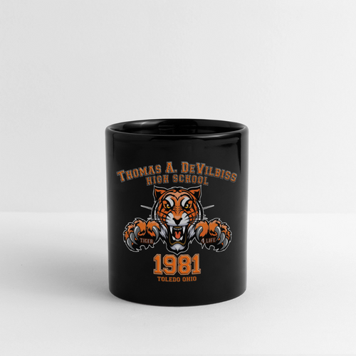 Tiger 4 Life 1981 ceramic mug - black