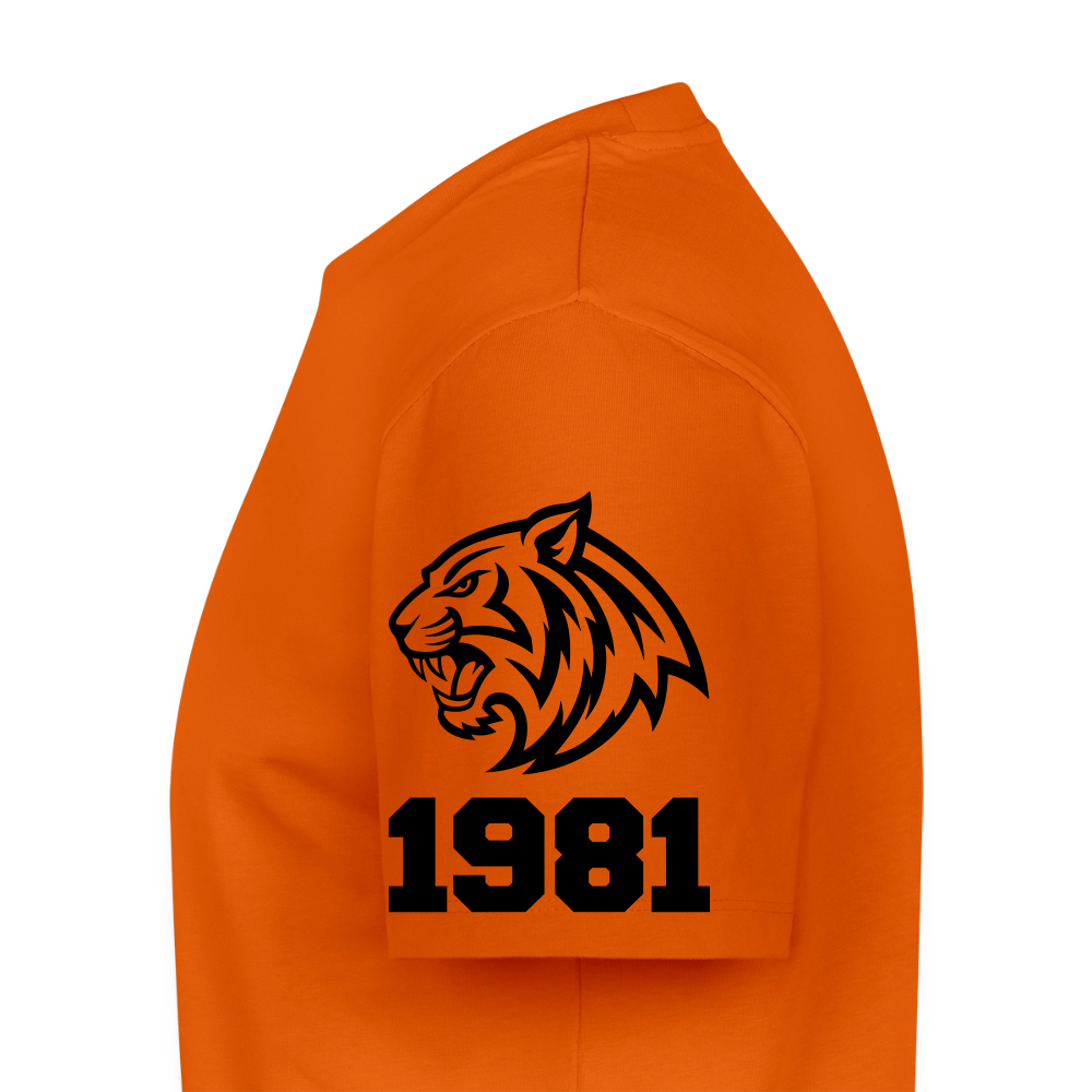 PREMIUM UNISEX Tiger 4 Life 1981 Orange Shirt - orange 