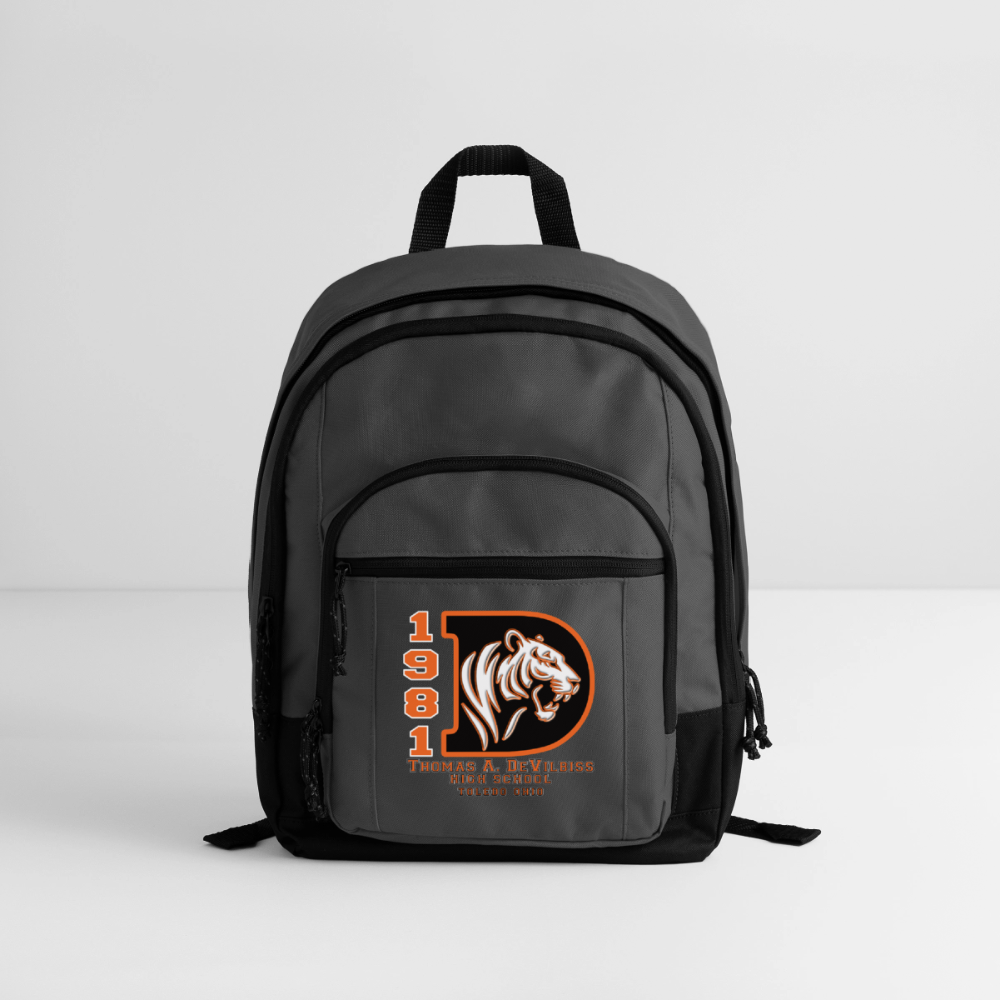 Big D 1981 DeVilbiss High School Basic Backpack - charcoal grey