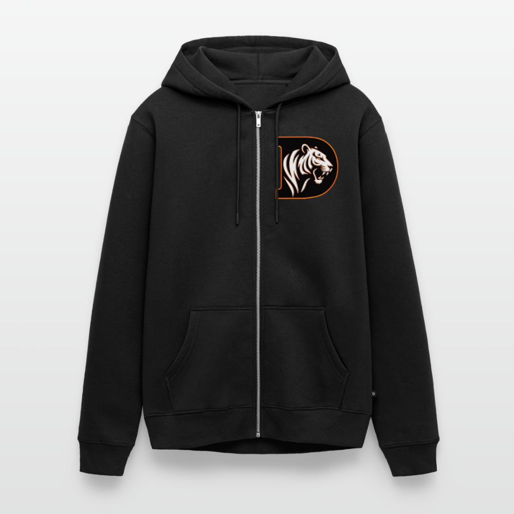 Tiger 4 Life four panel (left, right, front and back) DHS 1981 Unisex Premium Organic Zip Hoodie - black